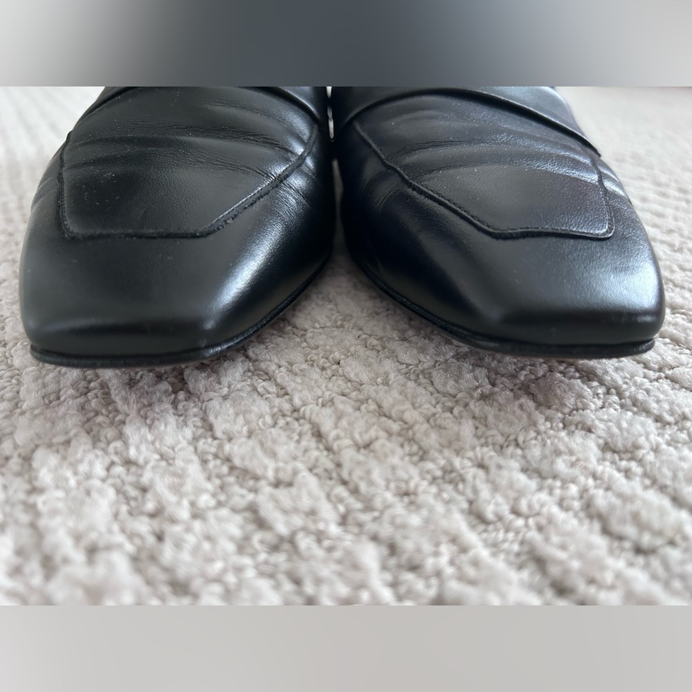Banana Republic Black Italian Leather Everyday Loafer Women’s Size 7 - Picture 9 of 14